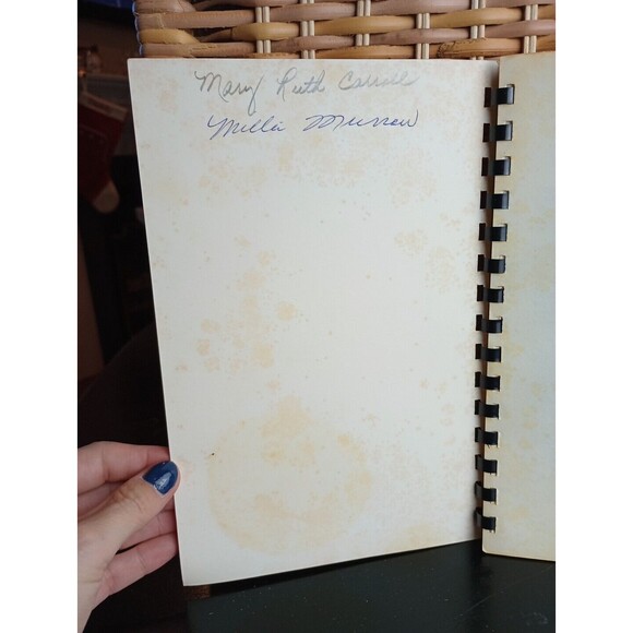 First Pilgrim Church High Point, NC Spiral Cookbook 1950s 1960s Retro Vintage - Picture 2 of 16